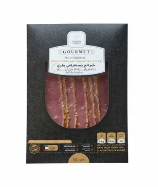 Lets Meat Beef Pastrami American Style, 150g