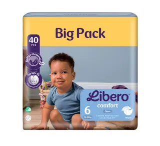 Libero Comfort 6 Open Diapers 13-20kg 40 Pieces