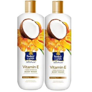 Parachute Vitamin E TP Body Wash, 2 × 400 ml