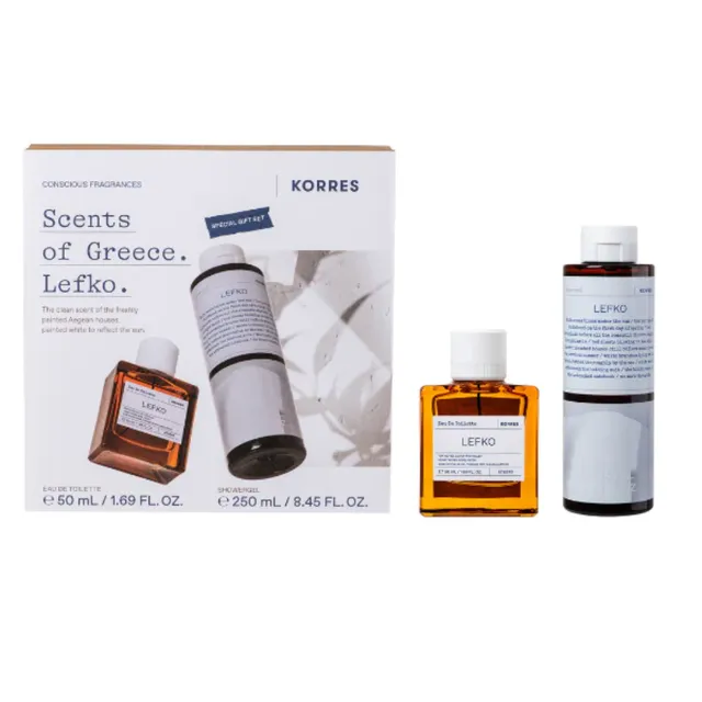 Korres Set Lefko EDT 50 ml & Shower Gel 250 ml