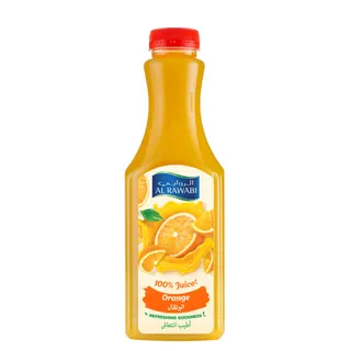 Al Rawabi No Added Sugar Orange Juice, 800ml