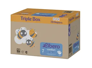 Libero Comfort 7 Open Diapers, 16-26kg, 78 Pieces