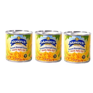 Monarch Sweet Kernel Corn 3x340g