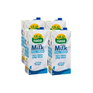 Nada Long Life Full Cream Milk, 4x1L