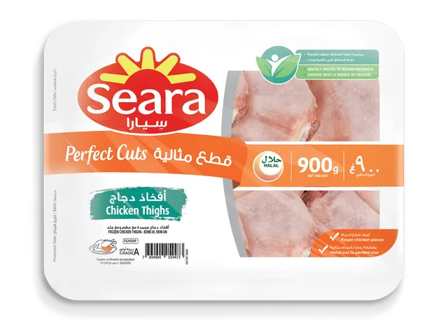 سيارا قطع دجاج فخذ مثالية 900 جم