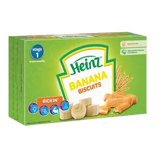 Heinz Baby Banana Biscuits, Multipack, 240 g