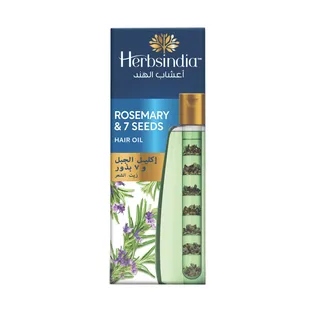Herbsindia Rosemary & 7 Herbal Seeds Hair Oil with Nourish Tube, 280ml
