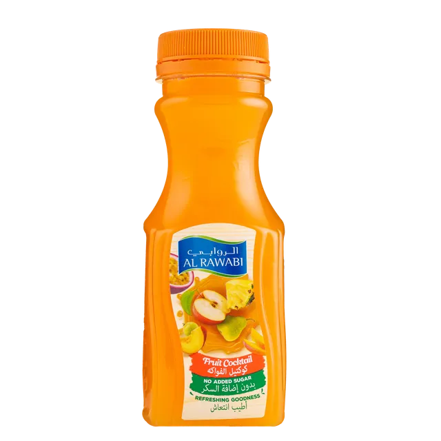 Al Rawabi Fruit Cocktail Juice - No Added Sugar, 200ml