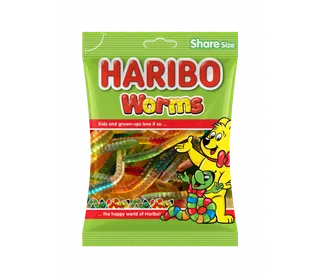 Haribo Gummy Worms, 80g