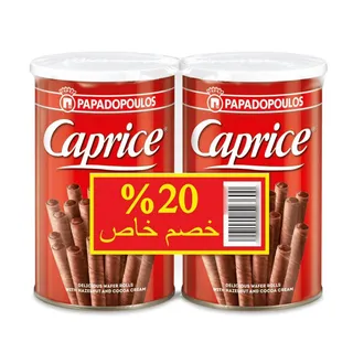 Caprice Classic Wafer Fingers Filled with Hazelnut Cream, 230g
