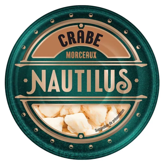 Nautilus Crabe 100% Morceaux, 150g