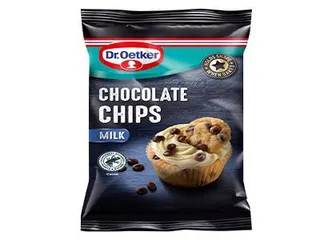 Dr. Oetker Milk Chocolate Chips Cookies, 100g
