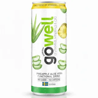 Gowell Pineapple Aloe Vera Drink, No Sugar