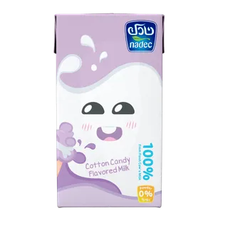Nadec Cotton Candy Flavored Milk, 125ml