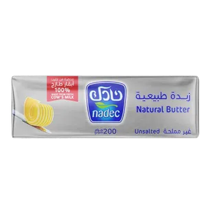 Nadec Natural Unsalted Butter 200g