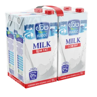 Nadec Low Fat UHT Milk 4x1L