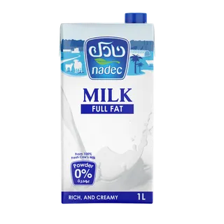 نادك حليب كامل الدسم UHT طويل الأجل، 1 لتر