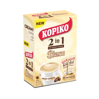 Kopiko 2in1 Blanca Creamy Instant Coffee 10x24g
