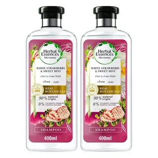 Herbal Essences White Strawberry & Sweet Mint Shampoo, 2x400ml