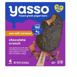 Yasso Sea Salt Caramel Greek Yogurt Bars, 313ml