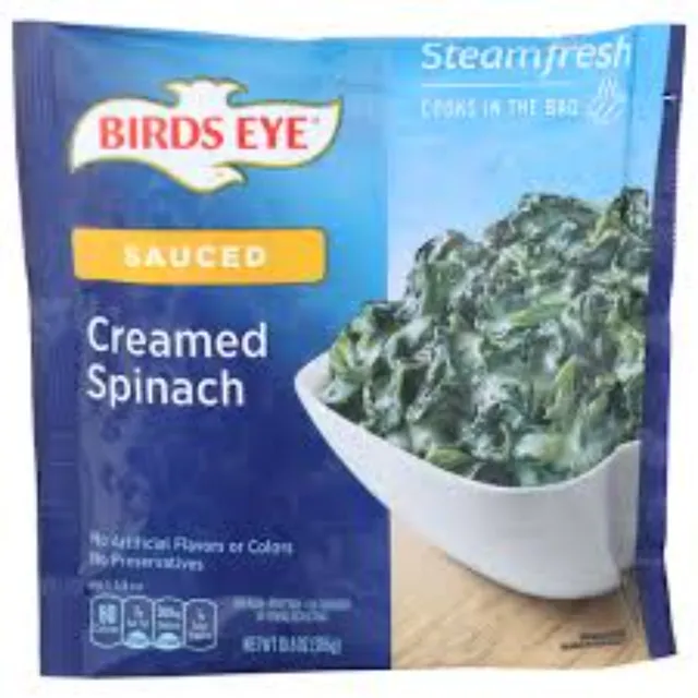 Birds Eye Steamfresh Creamed Spinach, 306g
