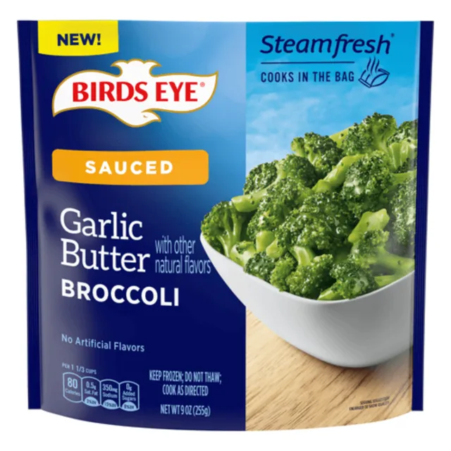 Birds Eye Garlic Butter Broccoli, 255g