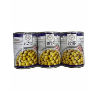 حمص حب كامل التعاون، 3×400 غرام