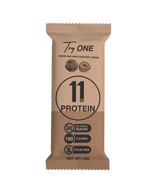 Try One Wafer Crispy and Filled with Hazelnut Cream, 45g