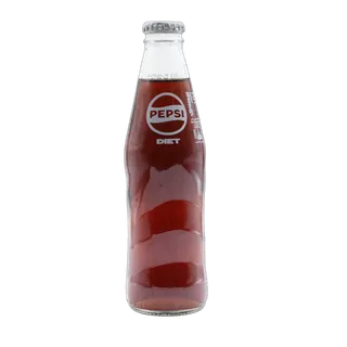 Pepsi Cola Diet Soft Drink Glass Bottle, 250ml