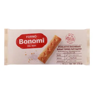Forno Bonomi Sfogliatine Zuccherate Sugar Topped Puff Pastry, 135g