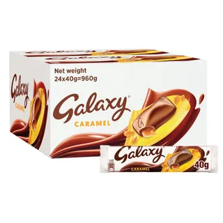 Galaxy Caramel Chocolate Bar, 24x40g
