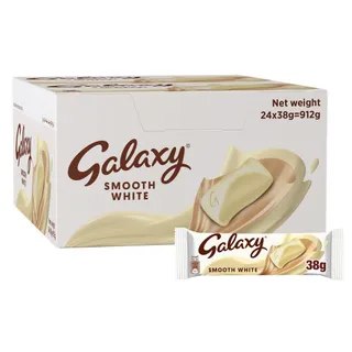 جالاكسي بار شوكولاتة بيضاء 24 pcs x 38 g