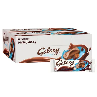 Galaxy Fruits & Nuts Chocolates, 24x36g