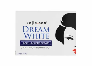 Kojie San Dream White Anti Aging Soap Bar, 135g