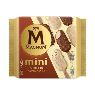 Magnum Mini White & Almond Ice Cream Stick, 6x55ml