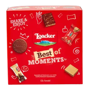 Loacker Best Of Moments Assorted Wafer, 112g