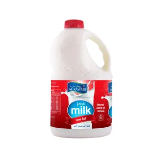 الروابي حليب طازج قليل الدسم، 2L