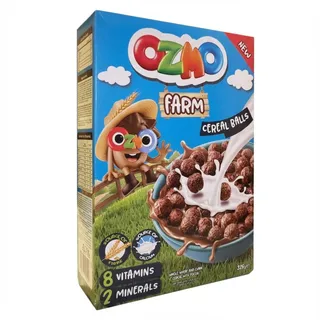 أوزمو سبيس سيريال قمح كامل حبوب ذرة وكاكاو، 325g