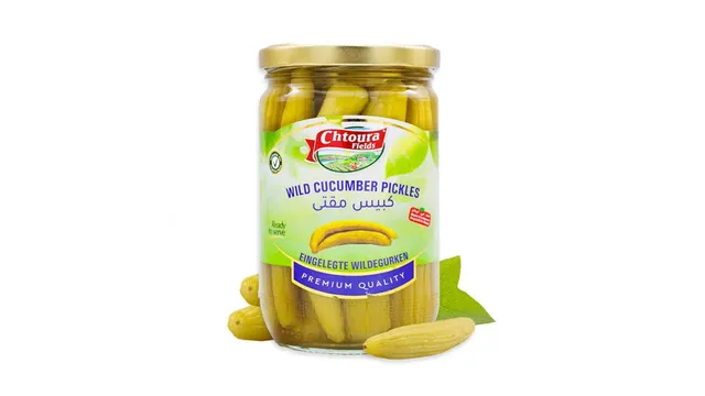 Chtoura Fields Wild Cucumber Pickles 500g