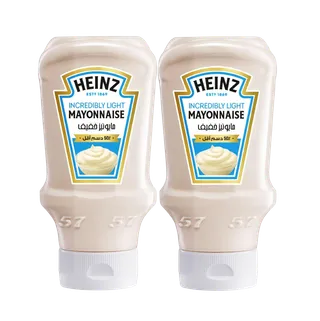 Heinz Incredibly Light Mayonnaise, 2x400ml