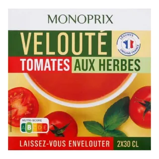 Monoprix Tomato & Herbs Soup, 2 X 300 ml