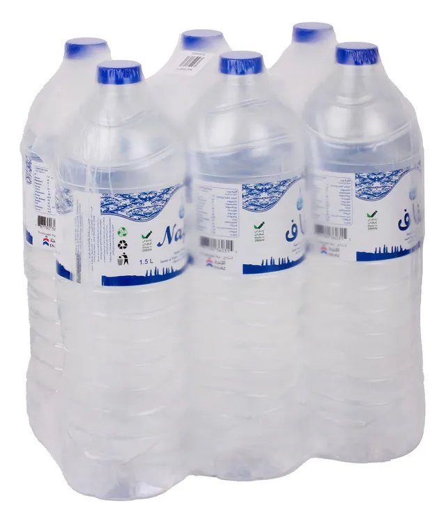 Lp نفاف ماء شرب، 6x1.5L