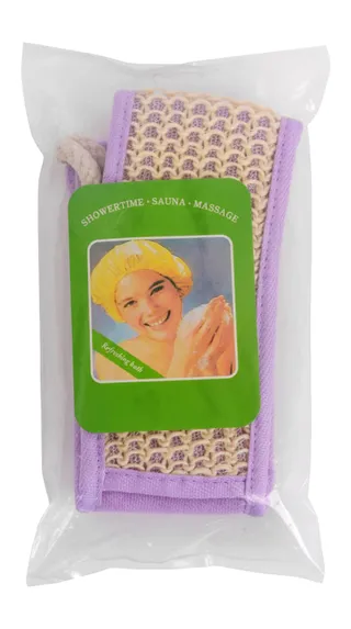 Pink Showertime Sauna Massage Bath Sponge