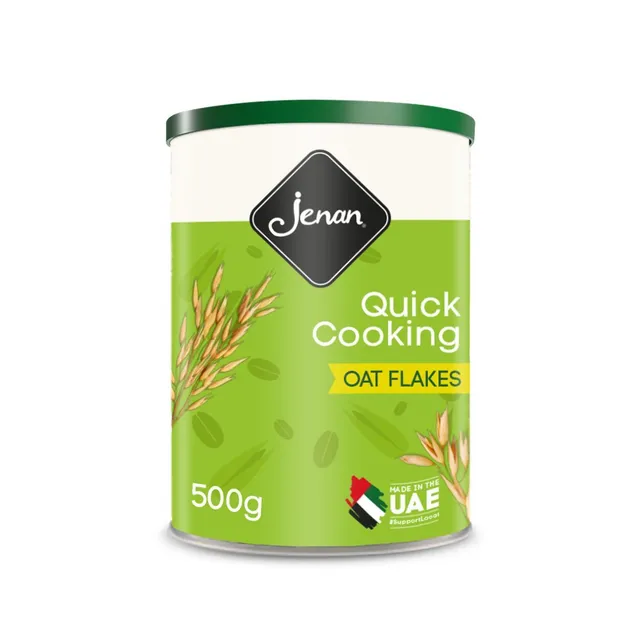 Jenan Quick Cooking White Oats, 500g
