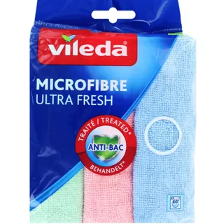 Vileda UltraFresh Microfibre Cloth, 3 Pieces