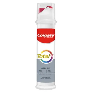 Colgate Total Clean Mint Toothpaste Pump, 100 ml