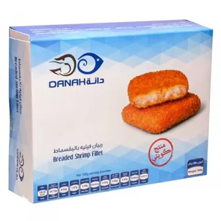 Danah Frozen Breaded Shrimp Fillet, 500 g