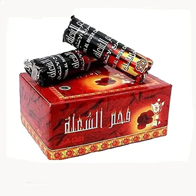شولا فحم قرصي الشكل، 100 قطعة