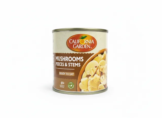 California Garden Mushrooms Pieces & Stems, 115g