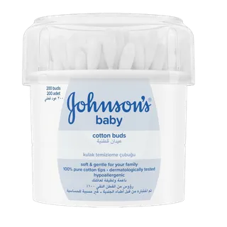 Johnson's Baby Cotton Swabs, 200 Pieces